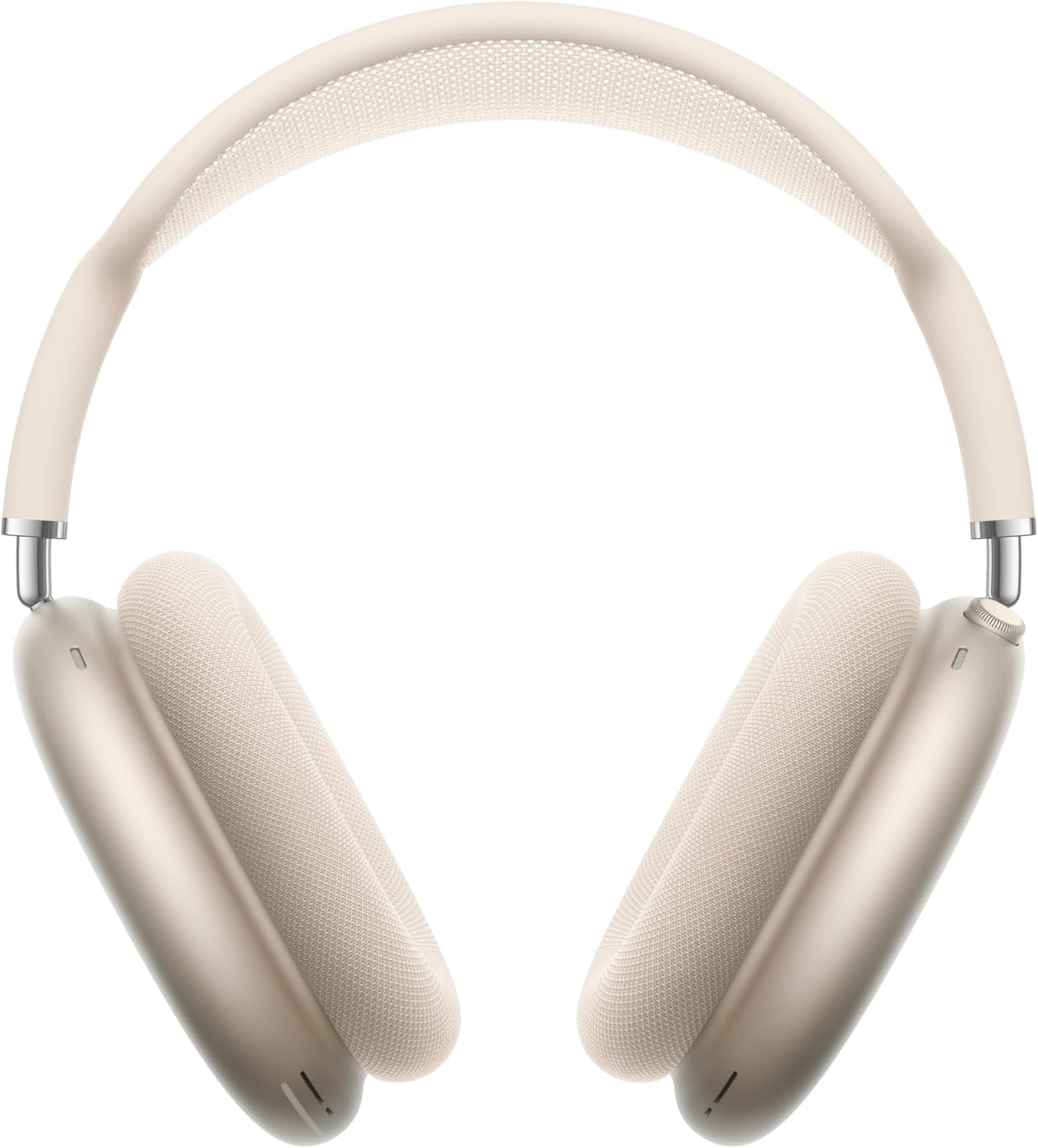 Apple AirPods Max Wireless Over-Ear Headphones, Pro-Level Active Noise Cancellation, Transparency Mode, Personalized Spatial Audio, USB-C Charging, Bluetooth Headphones for iPhone - Starlight