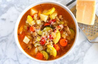 Minestrone Soup Recipe with Sausage
