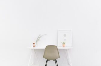 A tidy and organized living space with minimal decor, showcasing efficient use of space and time-saving elements.